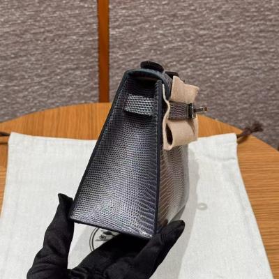 wholesale quality kelly pochette lizard ardoise phw